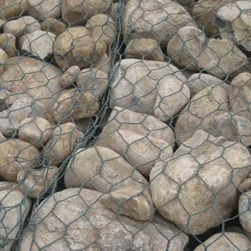 Anti Rust Woven Gabion Baskets 1mx1mx2m Stone Filled Rock Protection for Lake Slope Protection Works