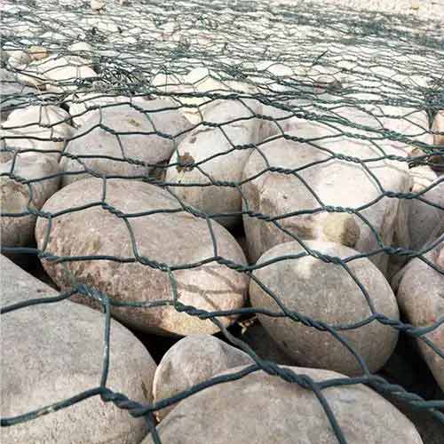 PVC coated galvanized iron wire mesh gabion basket 2x1x1m hexagonal wire mesh gabion stone boxes